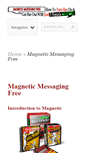 Mobile Screenshot of magneticmessagingfree.com